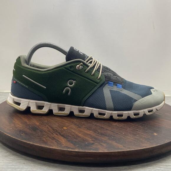 On Cloud 70/30 Shoes Mens Size 8.5 Blue Green Running CloudTec Sneakers Comfort main image 8